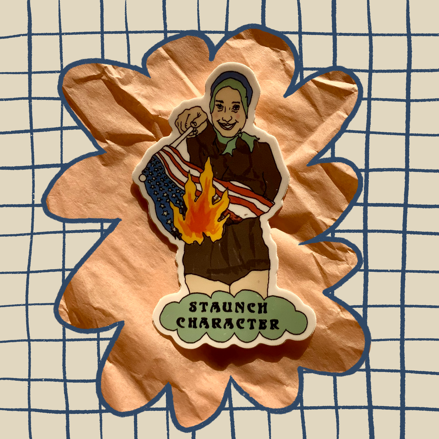 Staunch Character Sticker