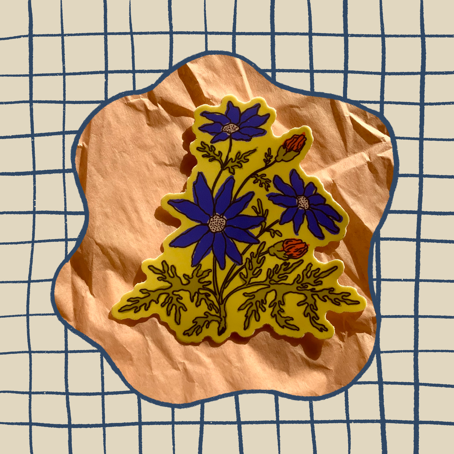 Wildflowers Sticker (yellow)