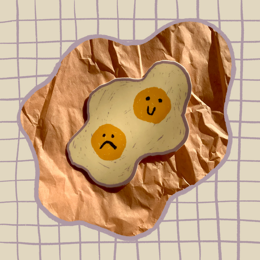 Emotional Eggs Sticker